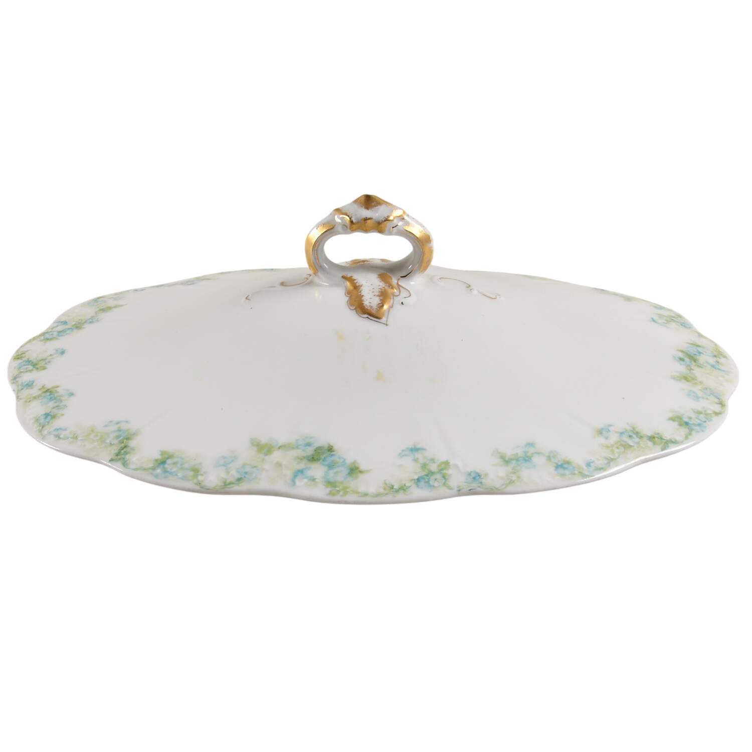 Schleiger 525a Lid for Oval Vegetable by Haviland-1
