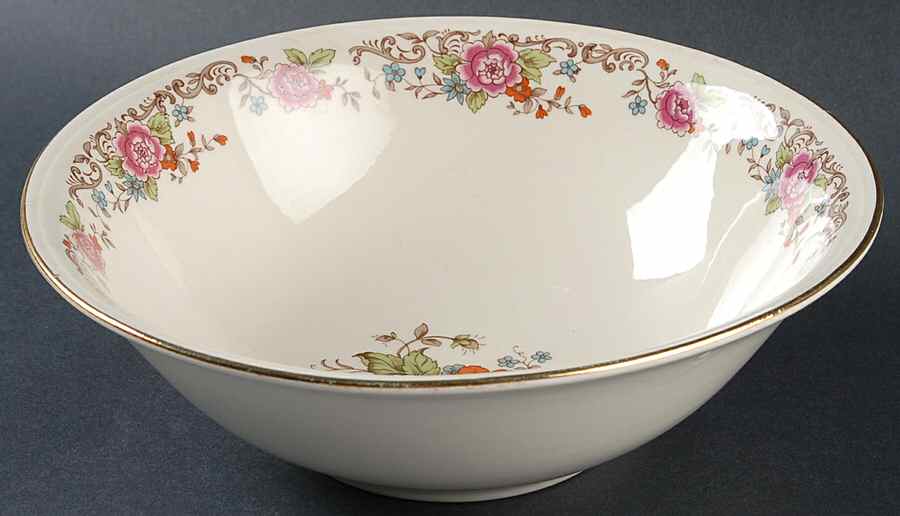N419 8" Round Vegetable Bowl by Homer Laughlin -1