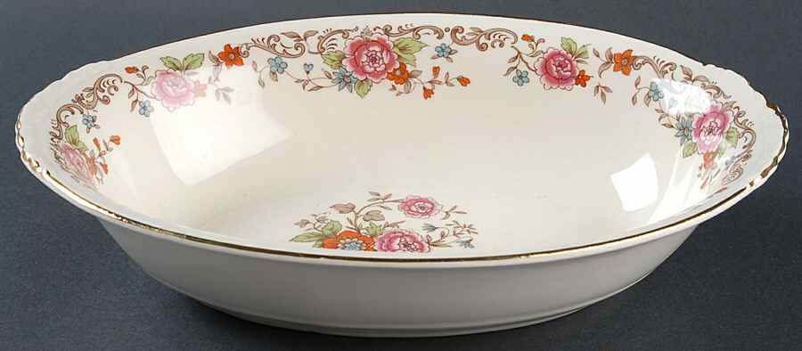 N419 9" Oval Vegetable Bowl by Homer Laughlin -1