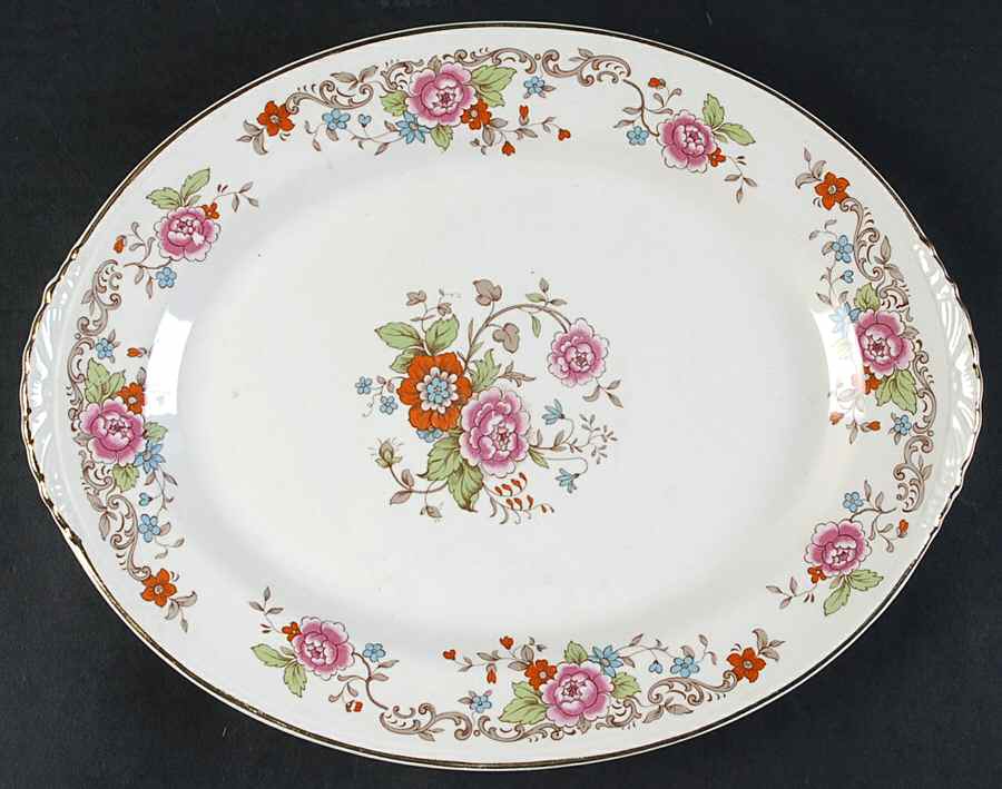 N419 11" Oval Serving Platter by Homer Laughlin -1