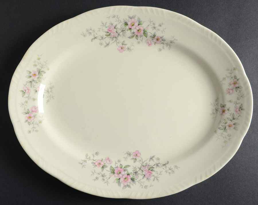 W442 11" Oval Serving Platter by Homer Laughlin -1