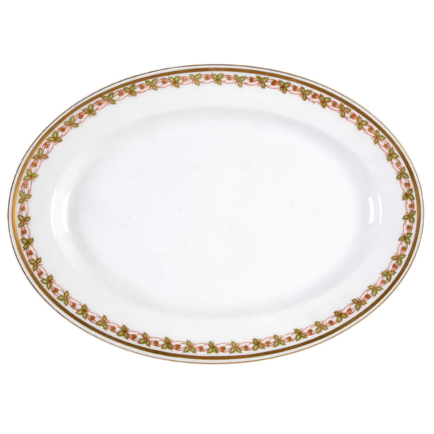 Schleiger 555 11" Oval Serving Platter by Haviland-1