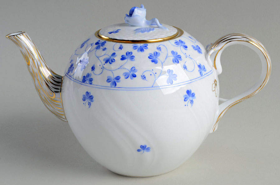 Rachael (Newer) Teapot & Lid by Herend-1