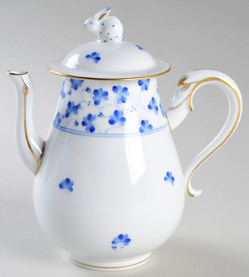 Rachael (Newer) Individual Coffee Pot & Lid by Herend-1