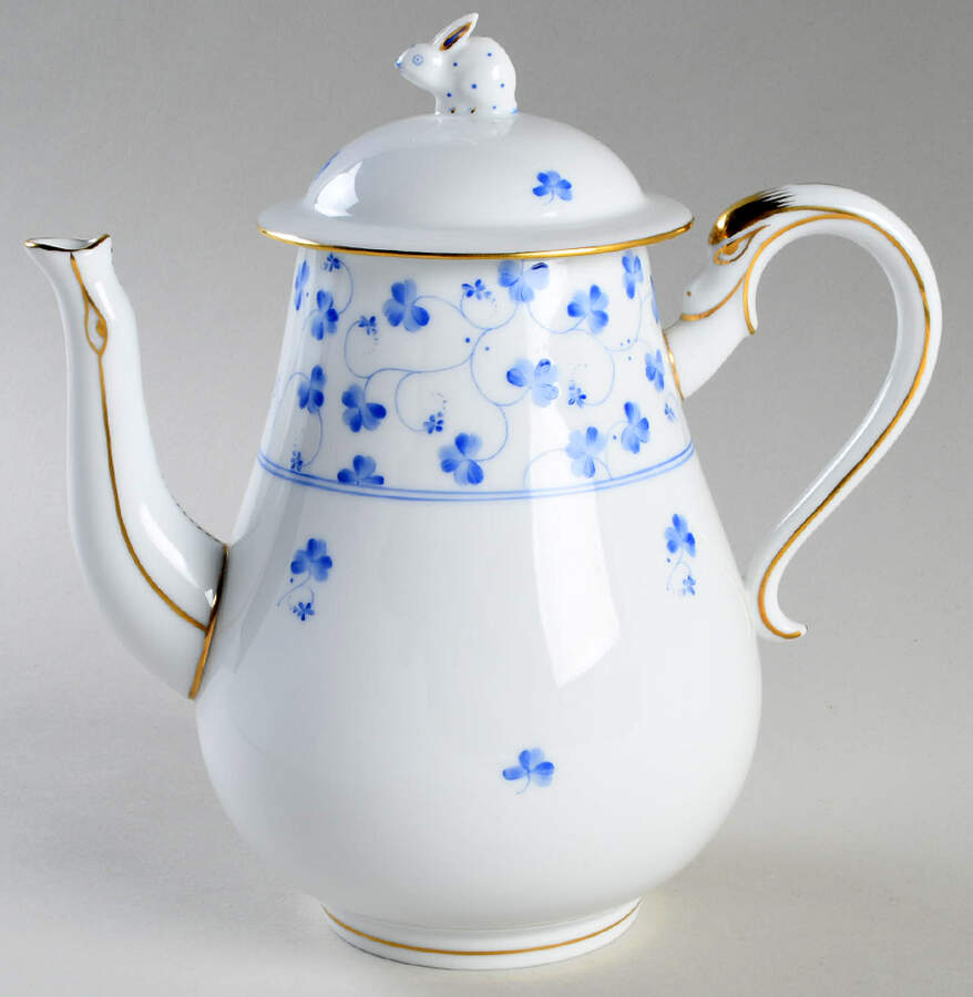 Rachael (Newer) Coffee Pot & Lid by Herend-1