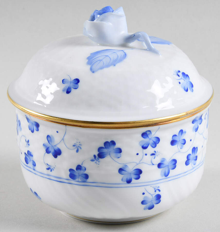 Rachael (Newer) Sugar Bowl & Lid by Herend-1