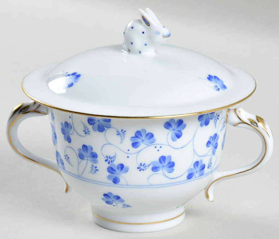 Rachael (Newer) Sugar Bowl & Lid by Herend-1