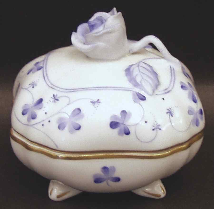 Rachael (Newer) Bon Bon & Lid by Herend-1