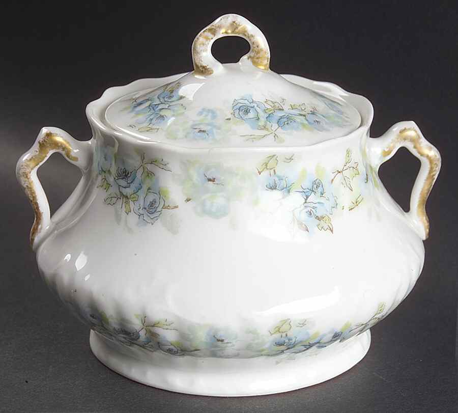 Schleiger 608 Sugar Bowl & Lid by Haviland-1