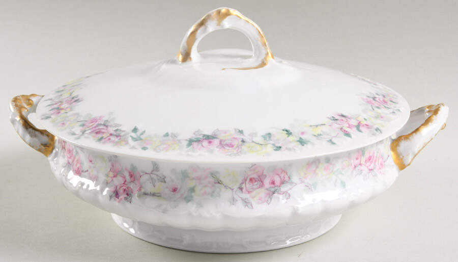 Schleiger 608b Round Covered Vegetable by Haviland-1