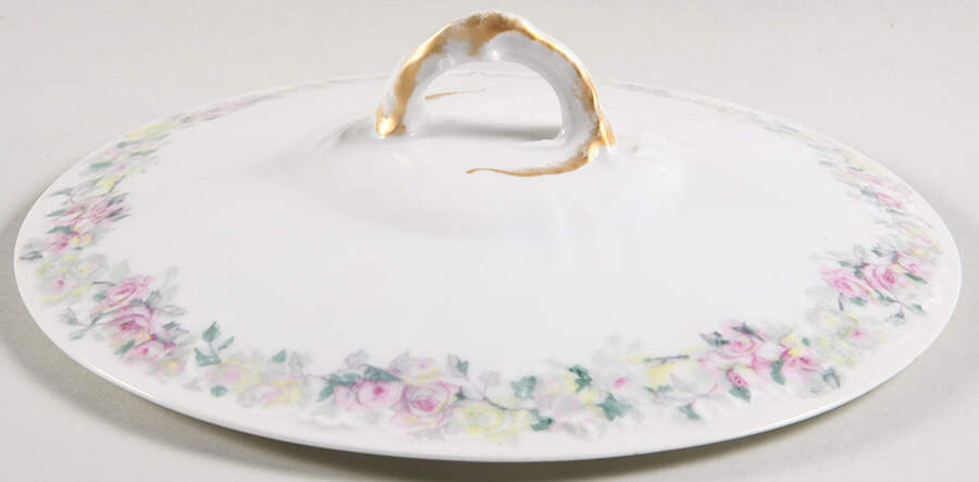 Schleiger 608b Lid for Round Vegetable by Haviland-1