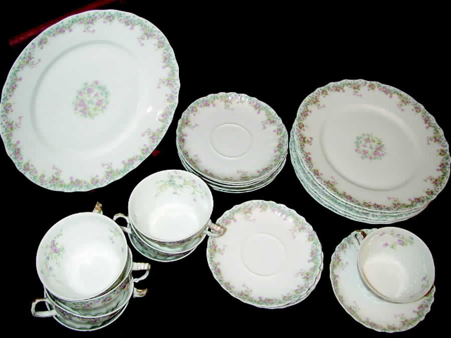 Schleiger 610 14" Oval Serving Platter by Haviland-1