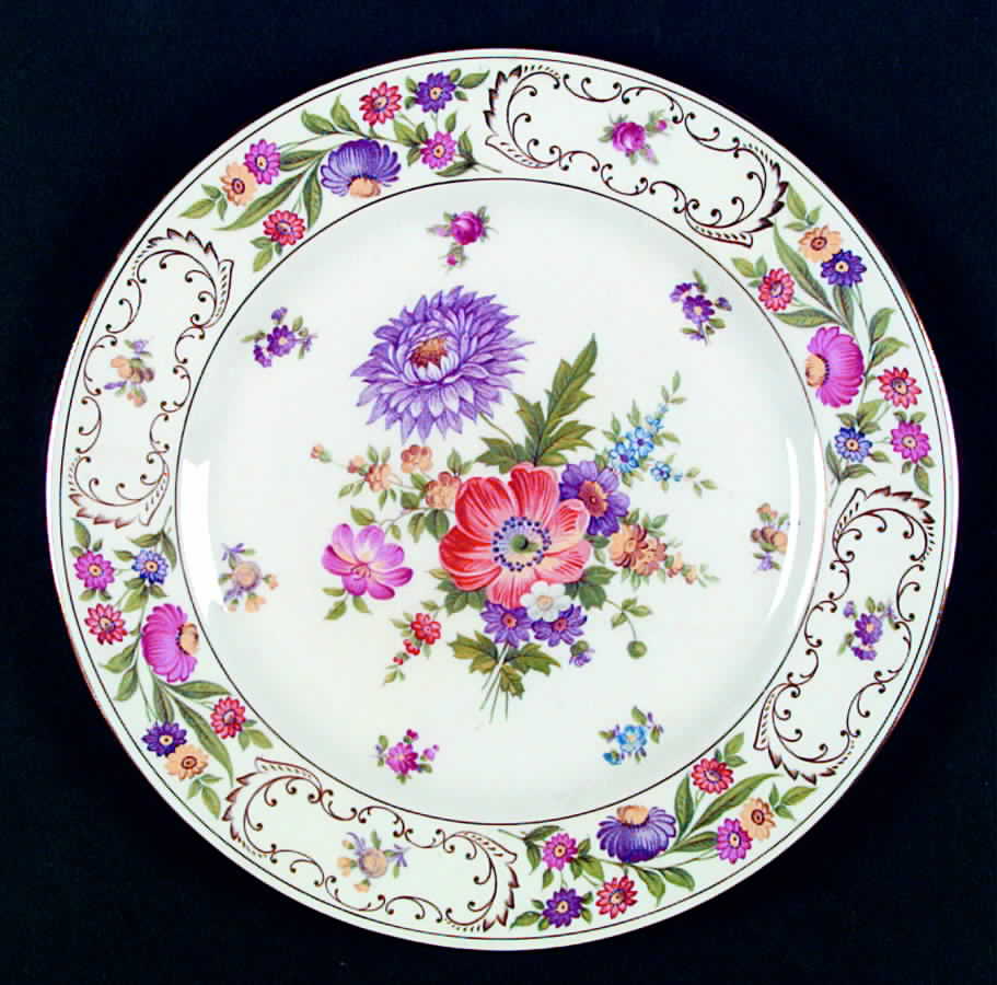 Dresden Sprays (Smooth) Dinner Plate by Hammersley-1