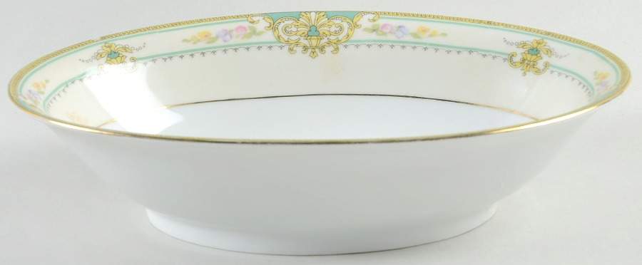 HWC14 9" Oval Vegetable Bowl by HW (Germany, Czech)-1