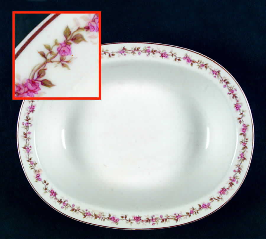 Schleiger 737-2 10" Oval Vegetable Bowl by Haviland-1