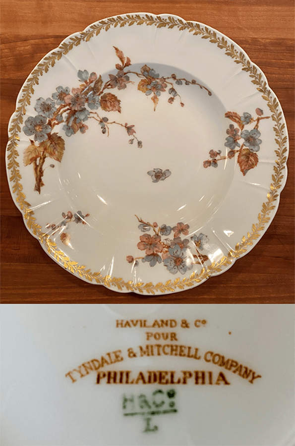 Schleiger 658c Dinner Plate by Haviland-1