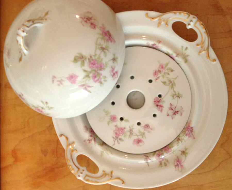 Schleiger 660e Round Covered Butter by Haviland-1