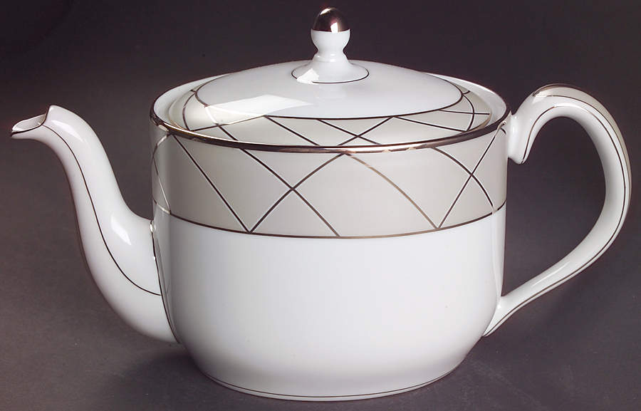 Clair De Lune (Platinum Arches) Teapot & Lid by Haviland-1