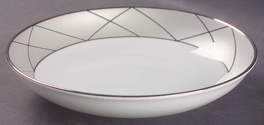 Clair De Lune (Platinum Arches) Coupe Soup Bowl by Haviland-1