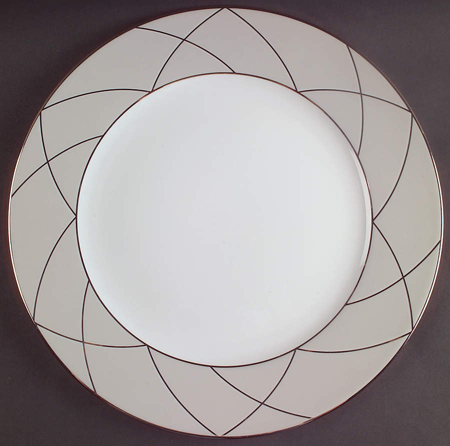Clair De Lune (Platinum Arches) Service Plate (Charger) by Haviland-1