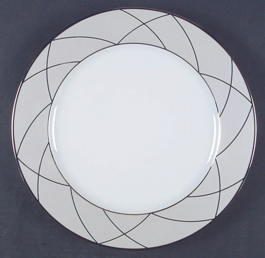 Clair De Lune (Platinum Arches) Dinner Plate by Haviland-1
