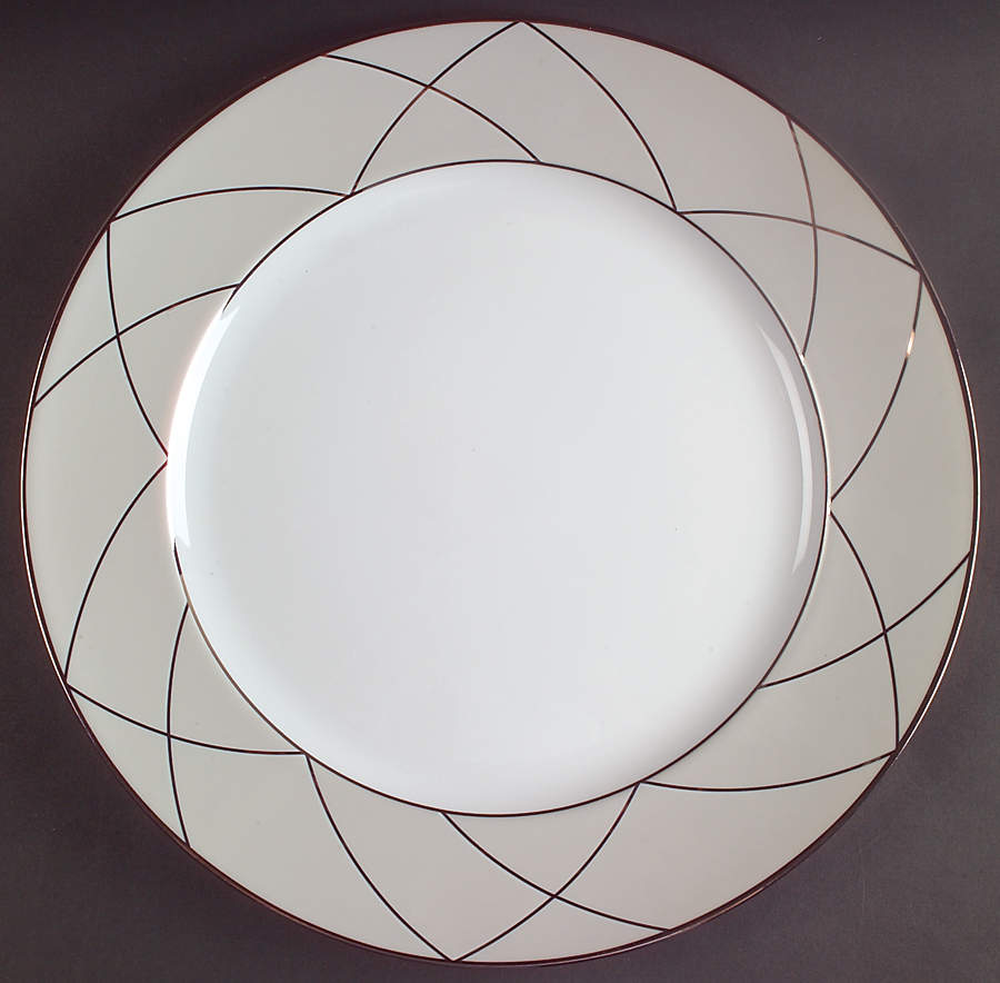 Clair De Lune (Platinum Arches) 12" Chop Plate (Round Platter) by Haviland-1