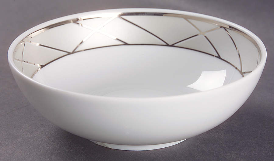 Clair De Lune (Platinum Arches) Coupe Cereal Bowl by Haviland-1