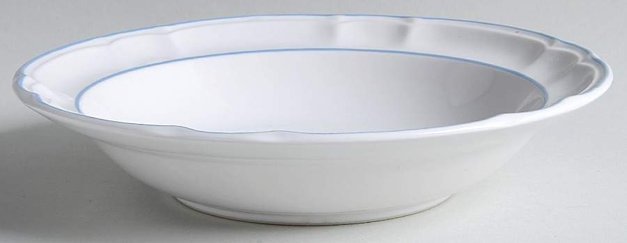 Floral Expressions (Japan, Floral Center) Rim Soup Bowl by Hearthside-1