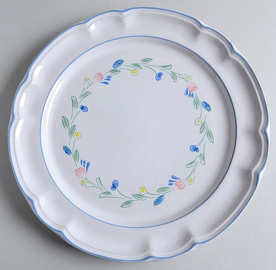 Floral Expressions (Japan, Floral Center) 12" Chop Plate (Round Platter) by Hearthside-1