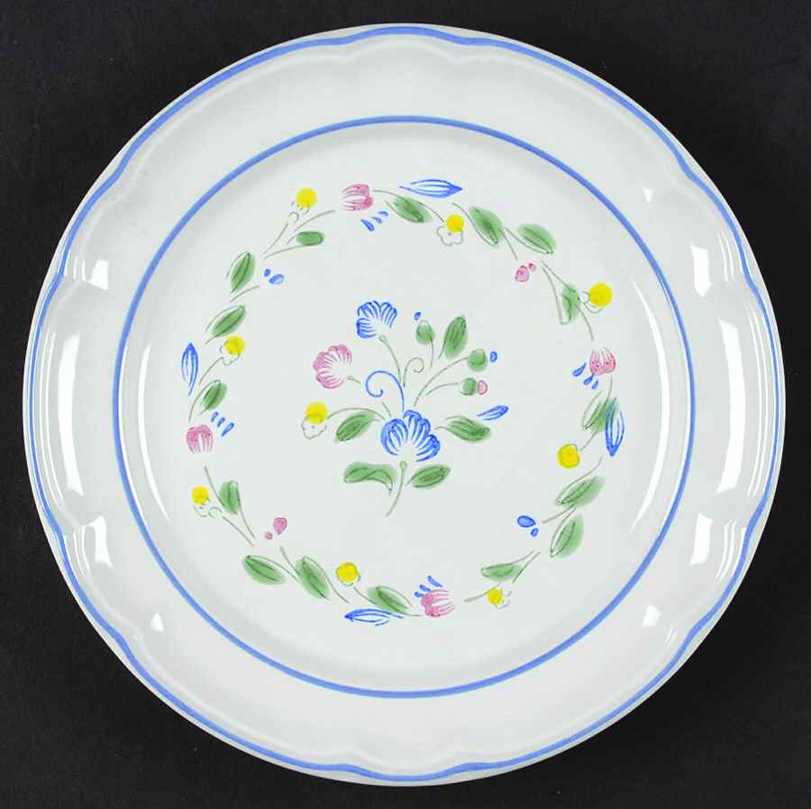 Floral Expressions(Mexico, Floral Center) Salad Plate by Hearthside-1