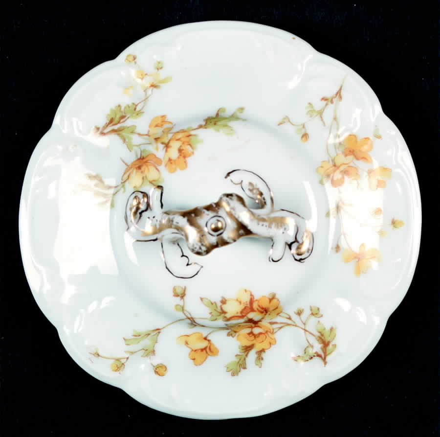 Schleiger 670 Lid for Bouillon Soup & Saucer by Haviland-1