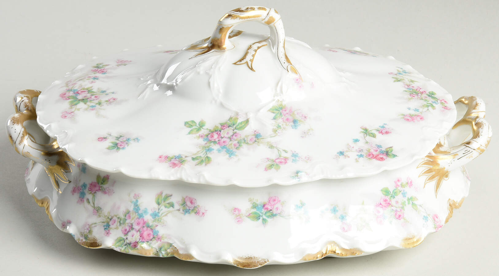 Schleiger 681a Oval Covered Vegetable by Haviland-1