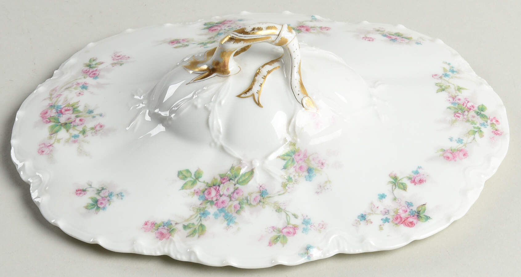 Schleiger 681a Lid for Oval Vegetable by Haviland-1