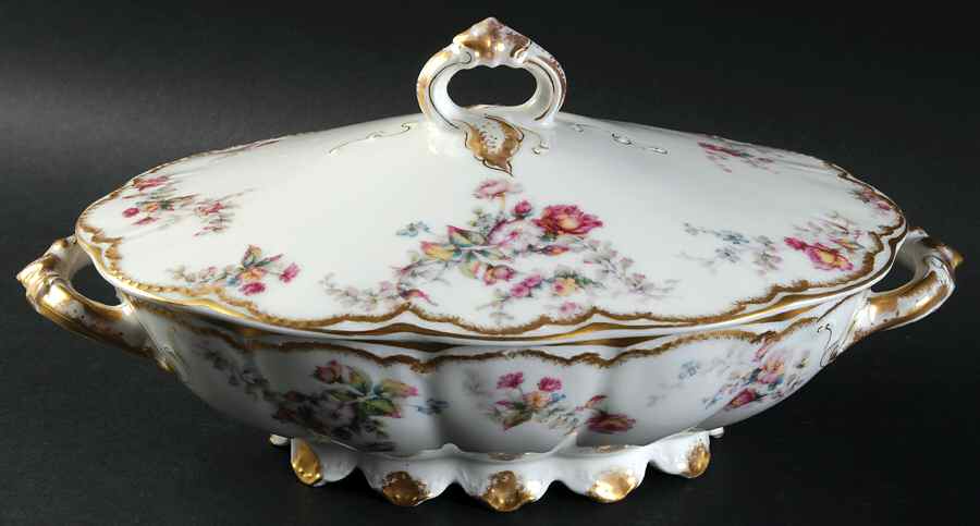 Schleiger 682b Oval Covered Vegetable by Haviland-1