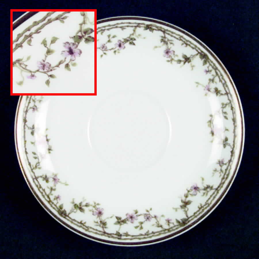 Schleiger 759b Saucer by Haviland-1