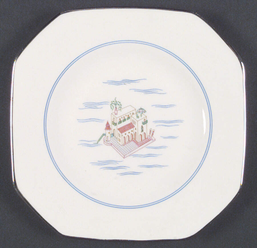 585 Square Salad Plate by Homer Laughlin -1