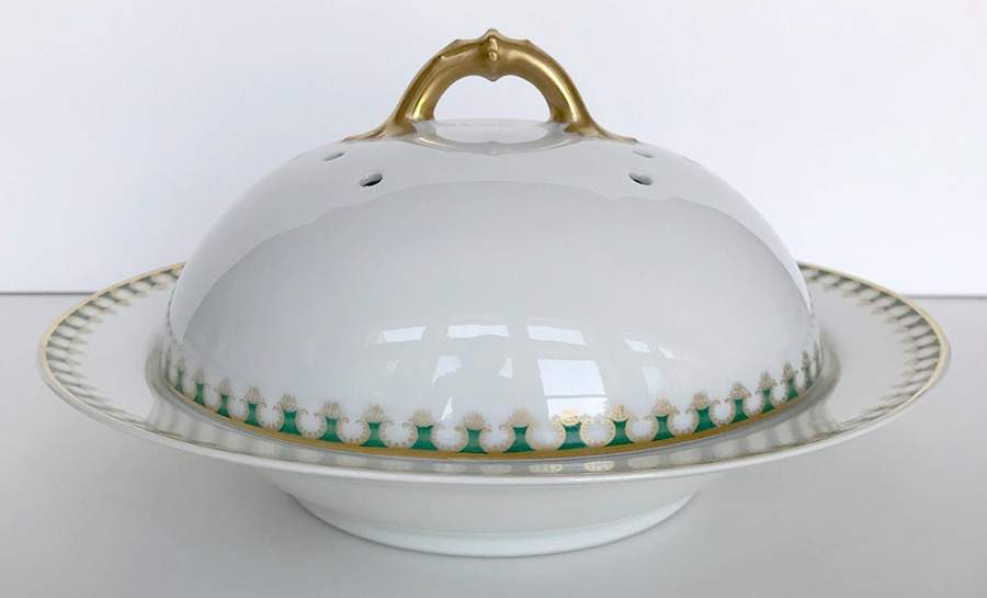 Schleiger 785 Muffin Dish & Lid by Haviland-1