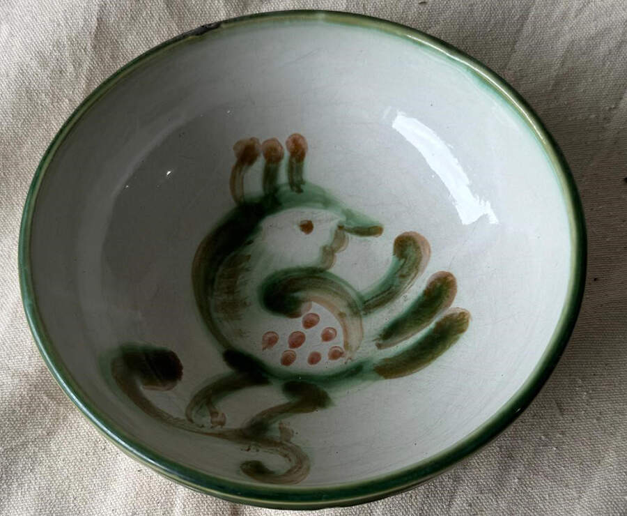HAD3 8" Round Vegetable Bowl by M A Hadley-1