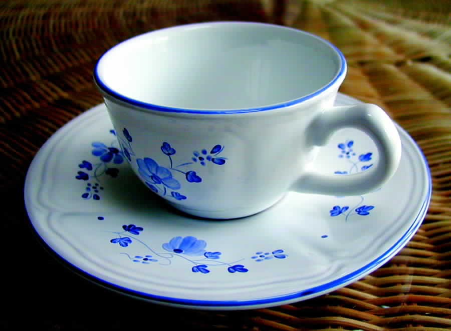 HVP4 Flat Cup & Saucer Set by Herend Village-1