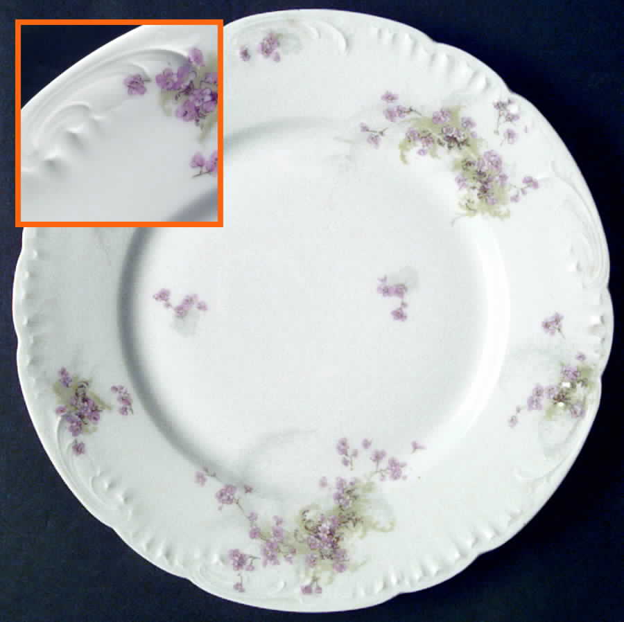 Schleiger 836e Luncheon Plate by Haviland-1