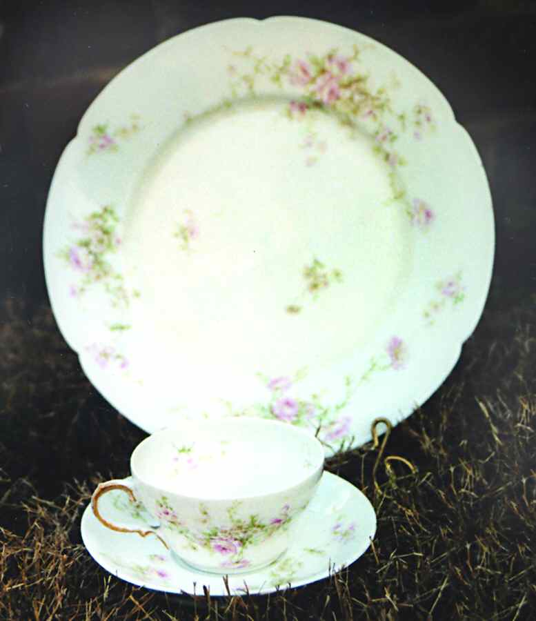 Schleiger 840d Flat Cup & Saucer Set by Haviland-1