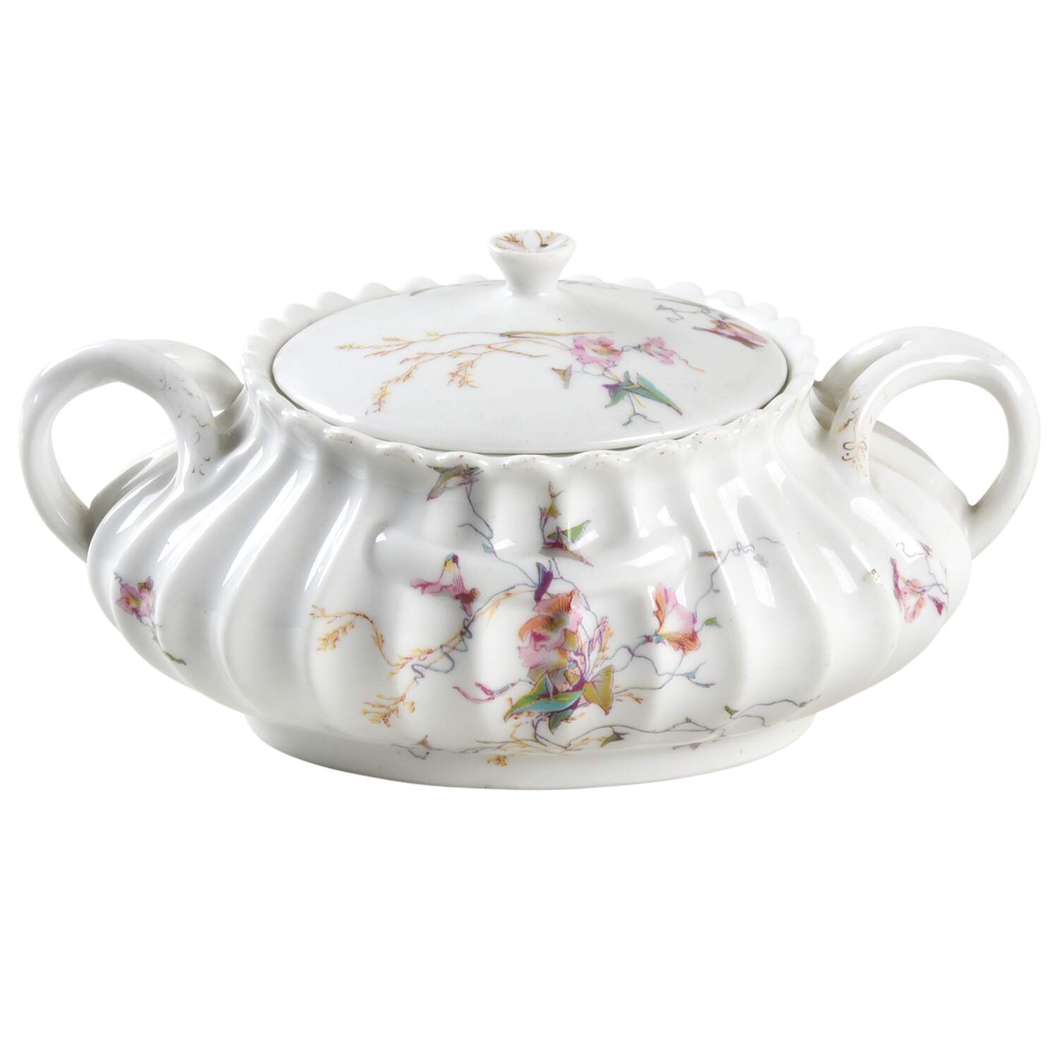 H1406 Sugar Bowl & Lid by Haviland-1