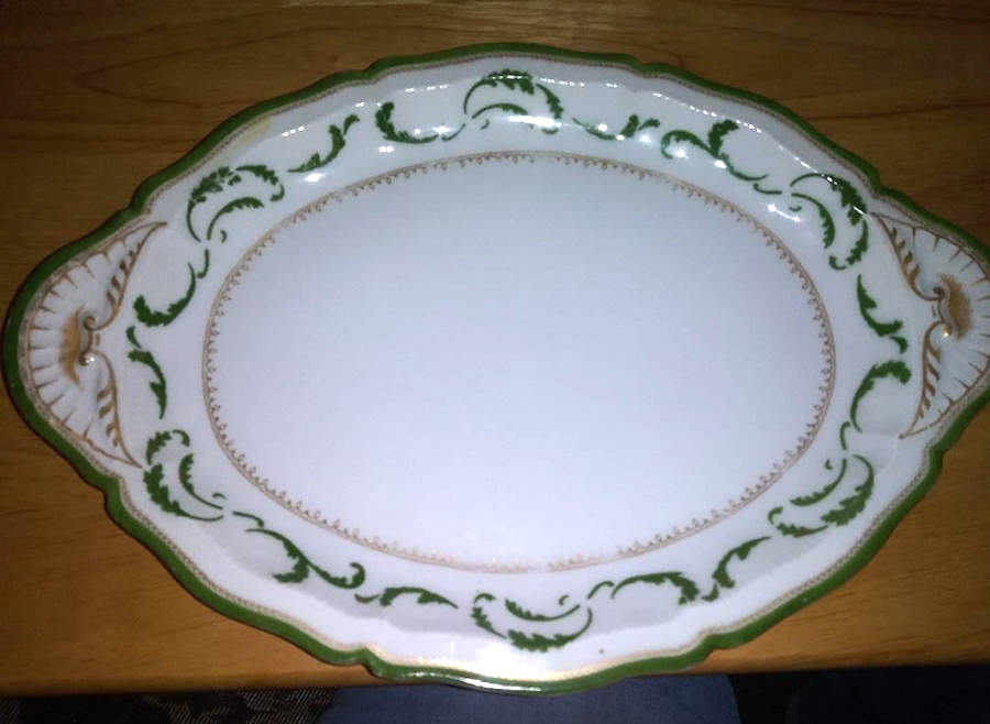 Schleiger 848 14" Oval Serving Platter by Haviland-1