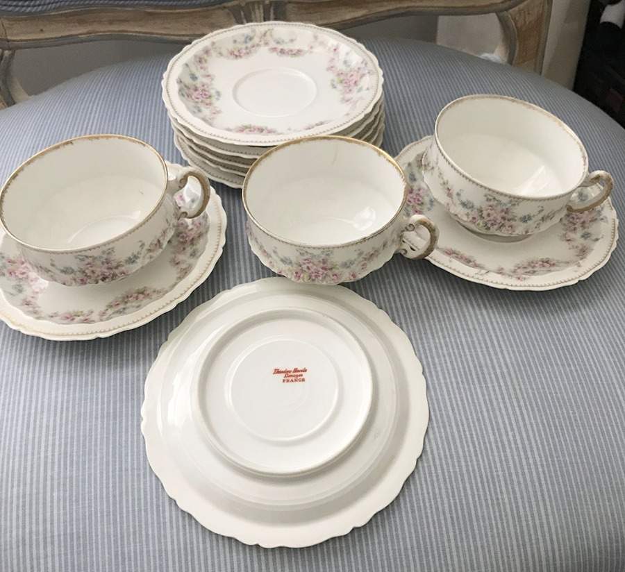 Schleiger 851a Flat Cup & Saucer Set by Haviland-1