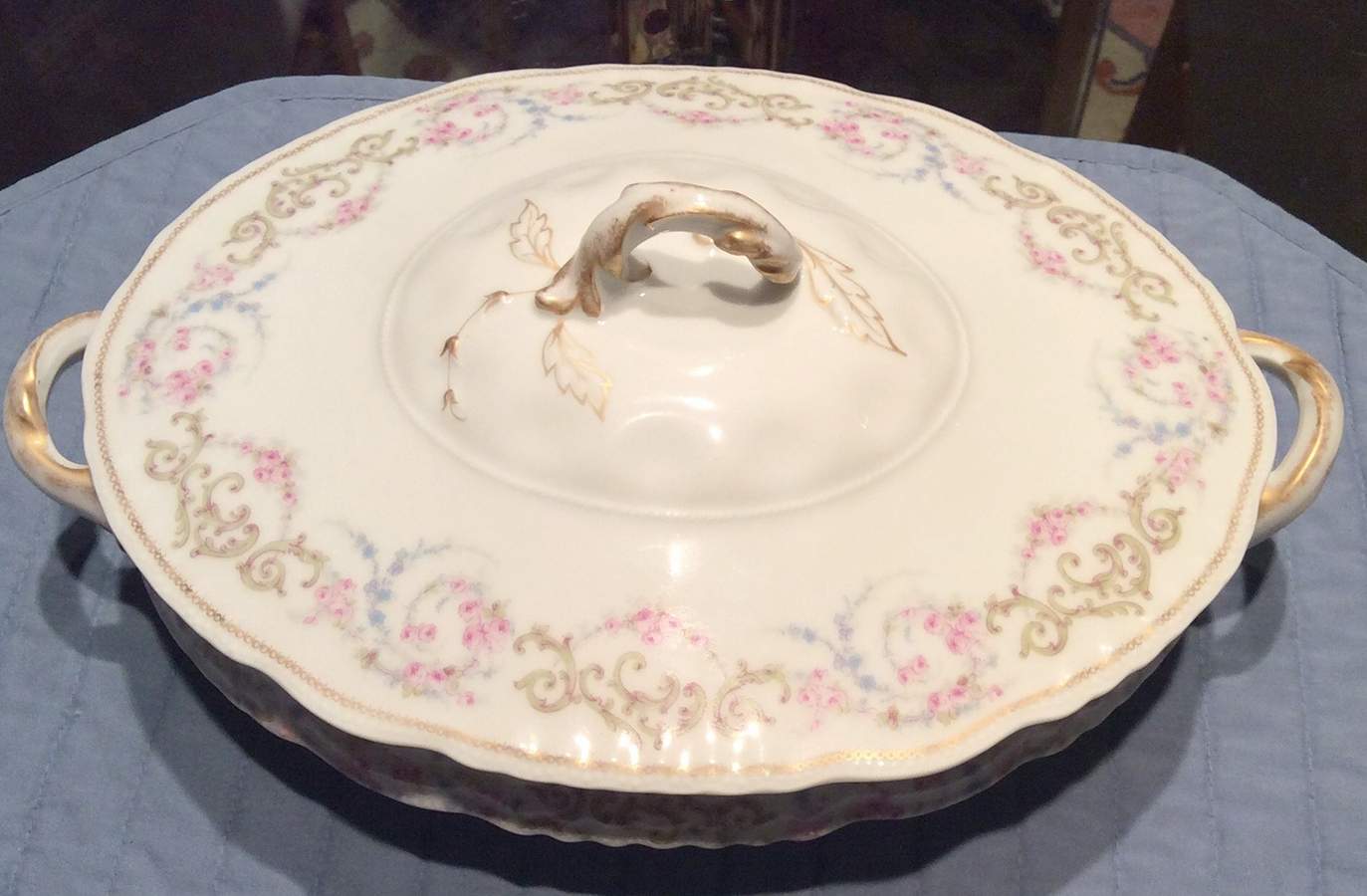Schleiger 853a Oval Covered Vegetable by Haviland-1