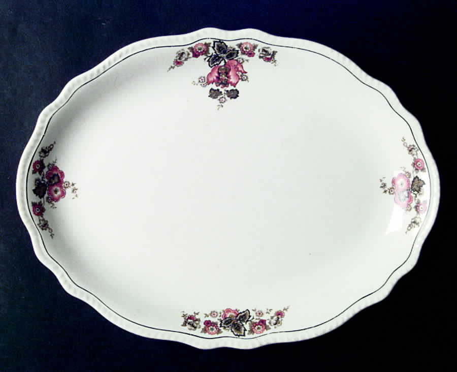 HLC1997 13" Oval Serving Platter by Homer Laughlin -1