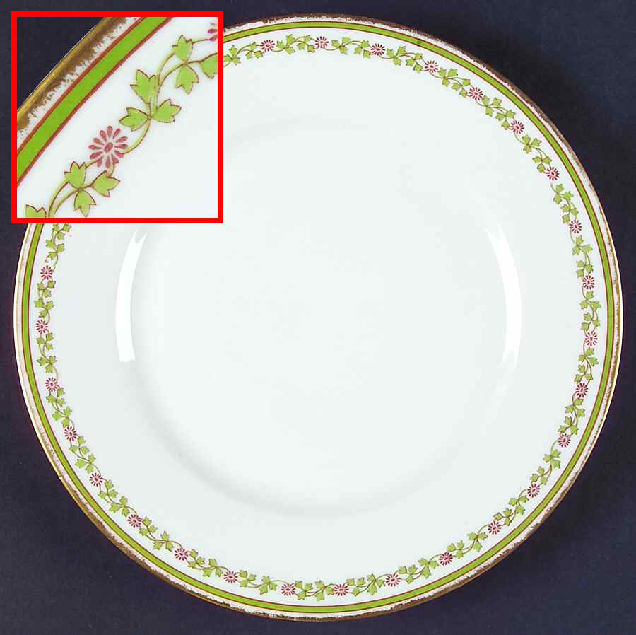 Schleiger 874c Luncheon Plate by Haviland-1