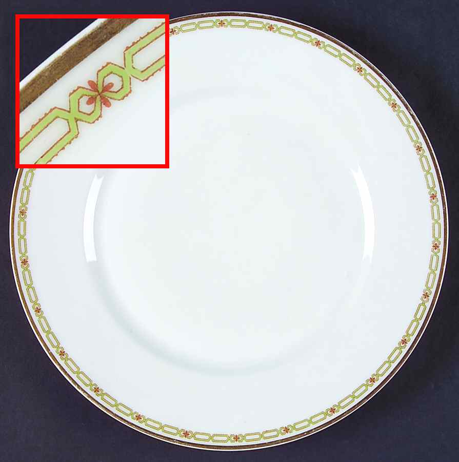 Schleiger 893 Dinner Plate by Haviland-1
