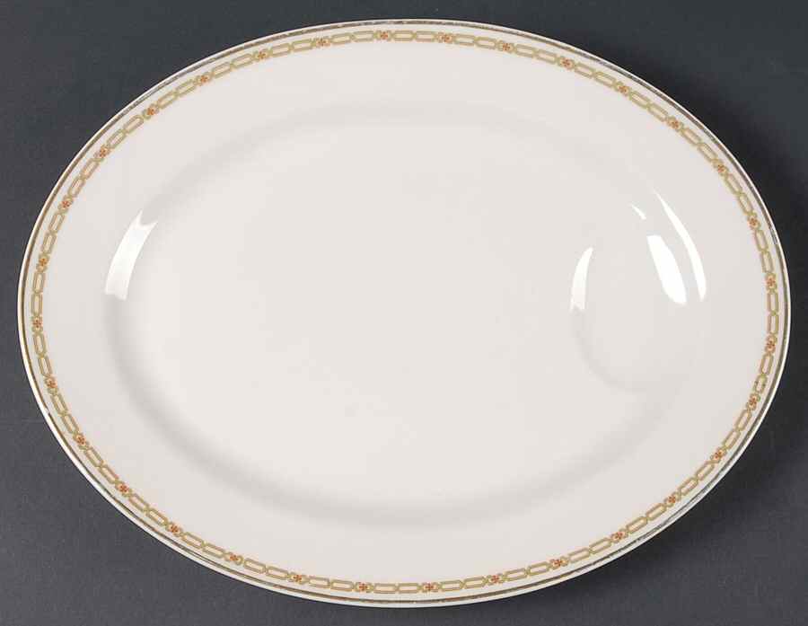 Schleiger 893 13" Oval Serving Platter by Haviland-1