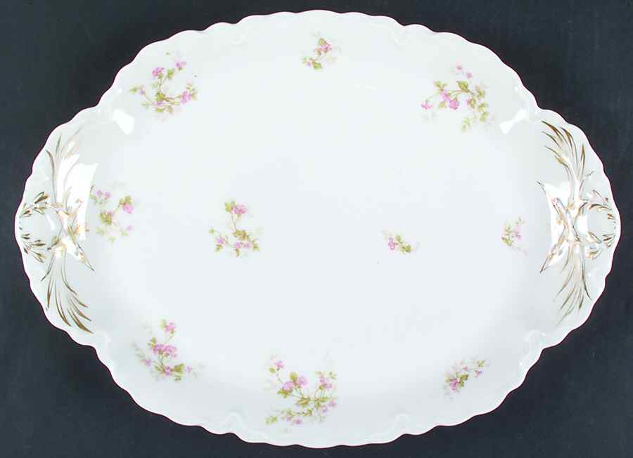 Schleiger 904C 16" Oval Serving Platter by Haviland-1